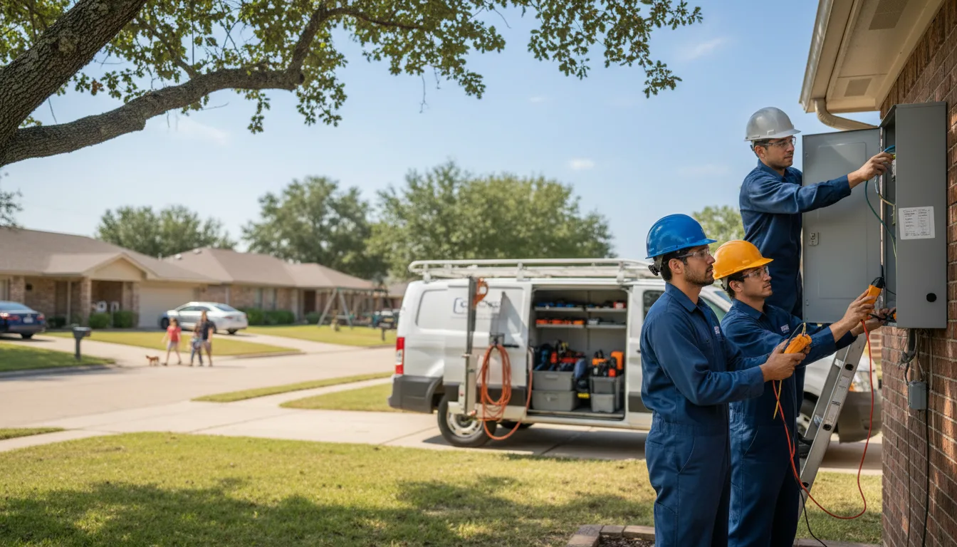 Certified electrician providing emergency electrical services in Milford, NE